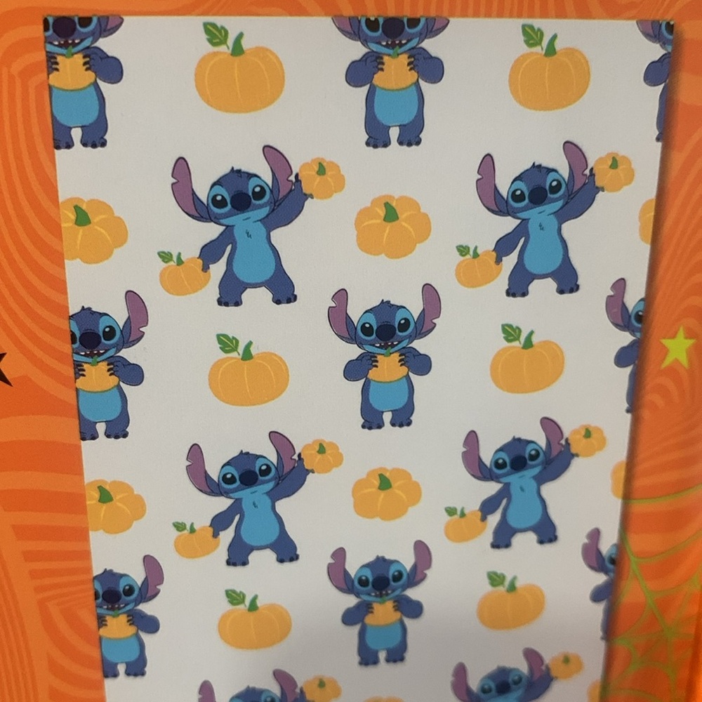 New Disney's Halloween Stitch With Pumpkins Plush 50 x 70 Throw Blanket With Tag - Picture 5 of 6